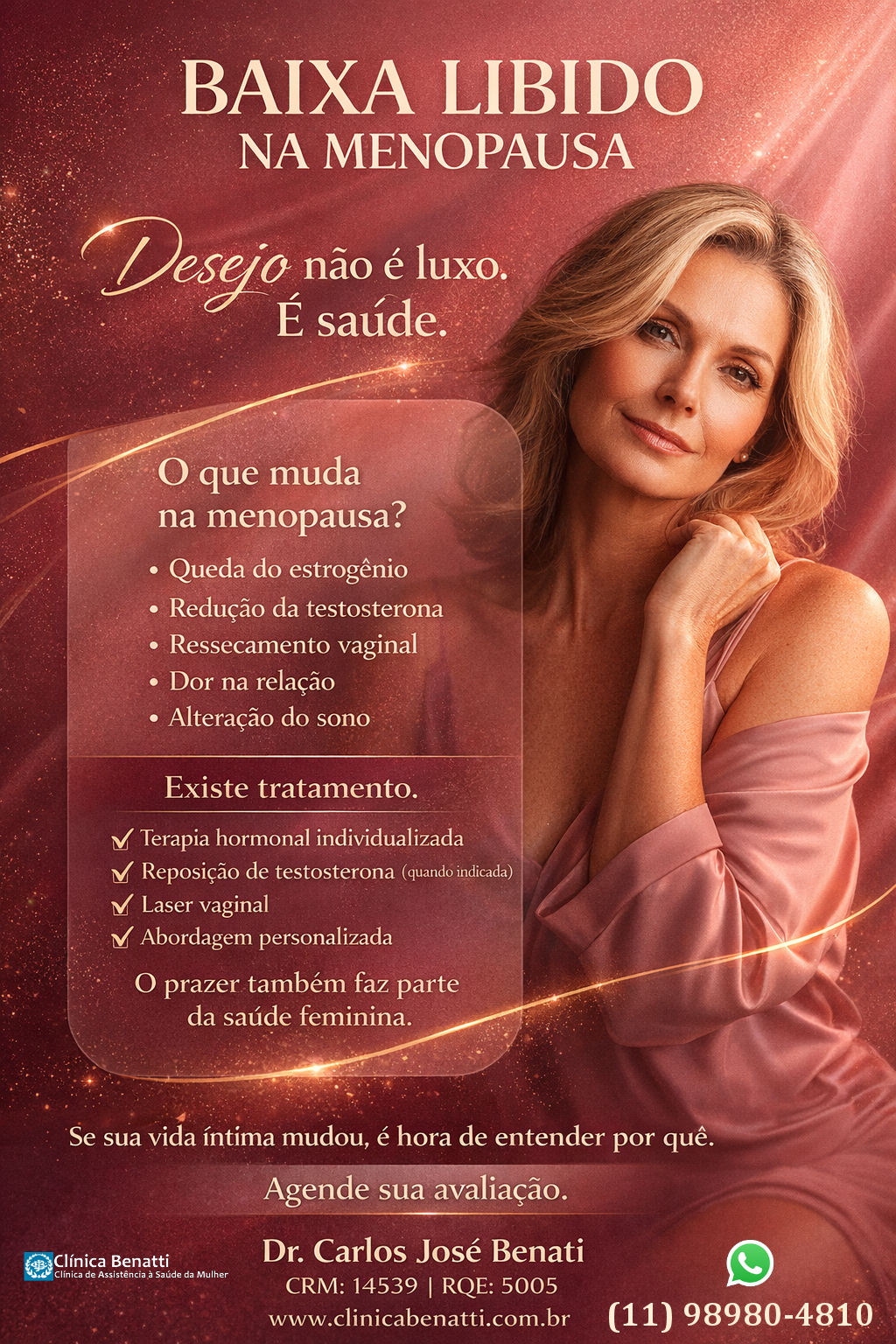 Baixa Libido na Menopausa: é só falta de hormônio?