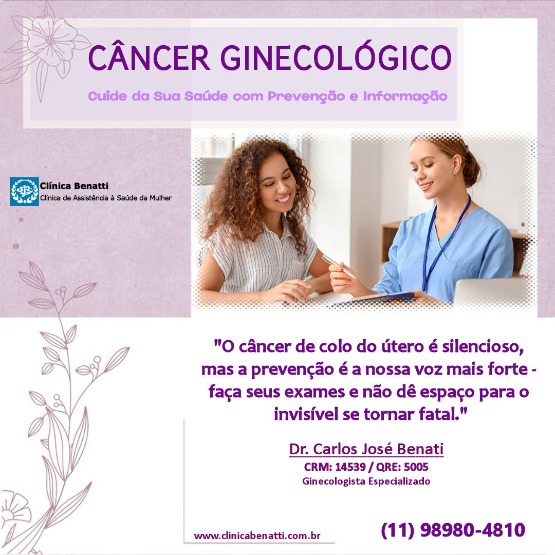 Câncer Ginecológico: Cuide da sua saúde com prevenção e informação