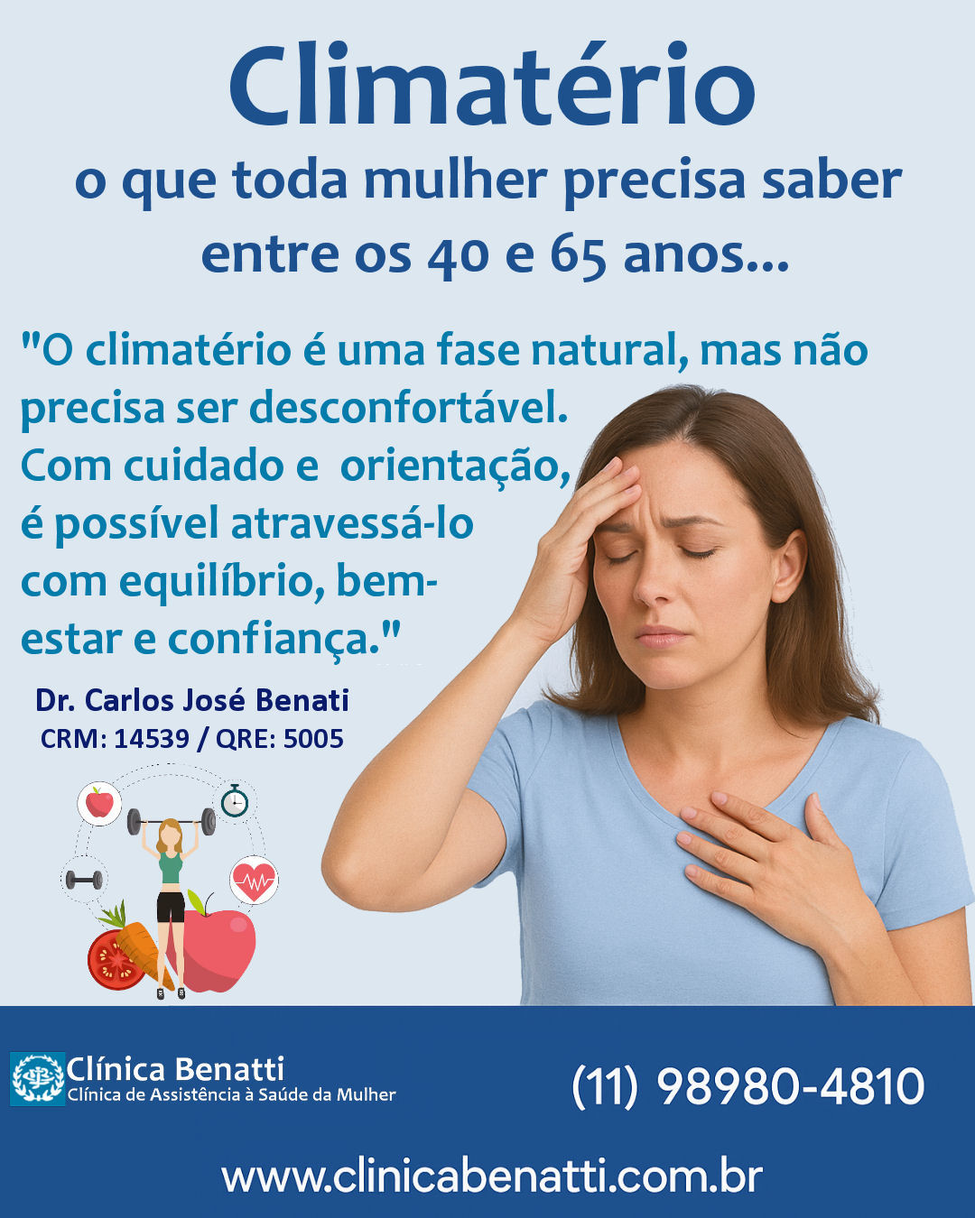 Climatério: o que toda mulher precisa saber entre os 40 e 65 anos