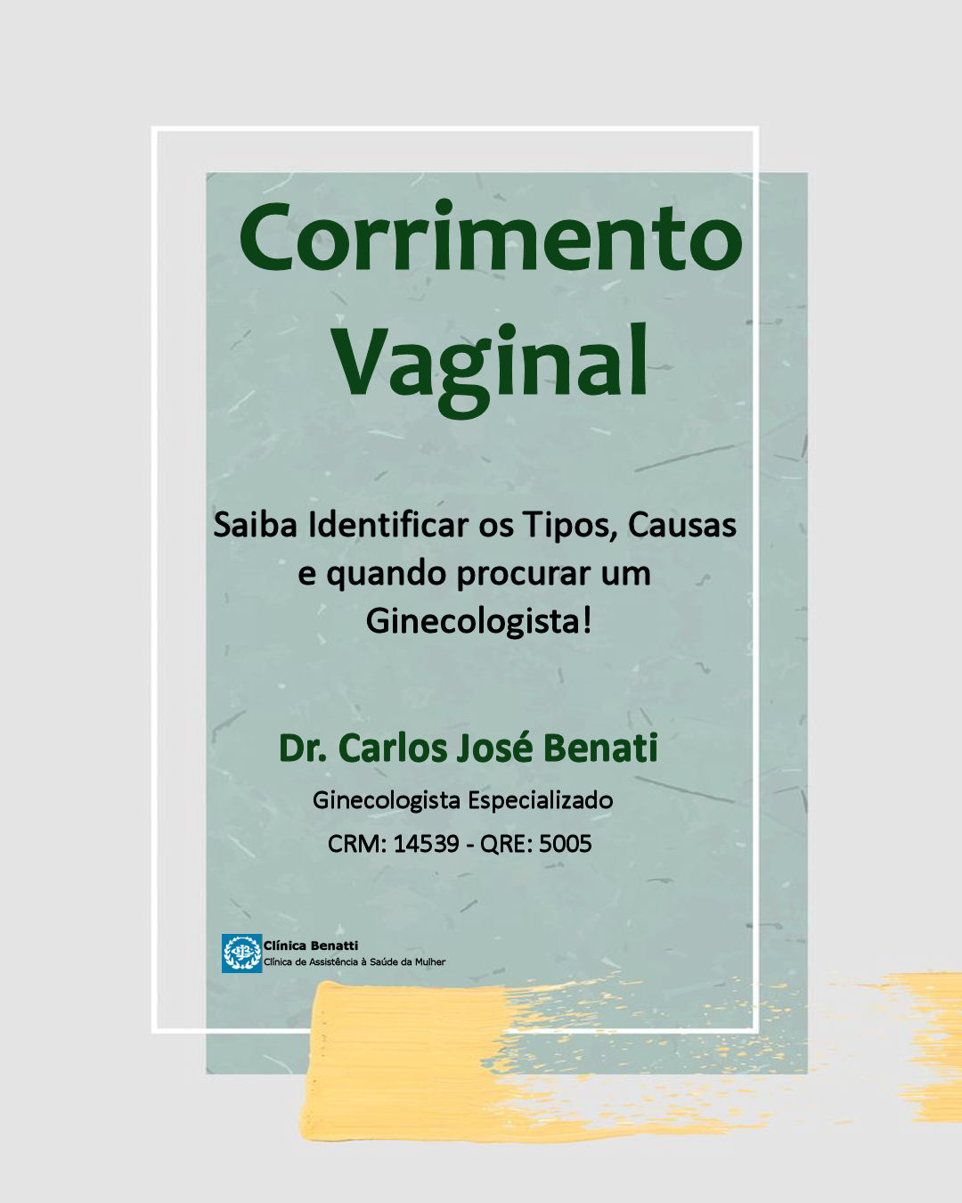 Corrimento Vaginal: Saiba Identificar os Tipos, Causas e Quando Procurar um Ginecologista!
