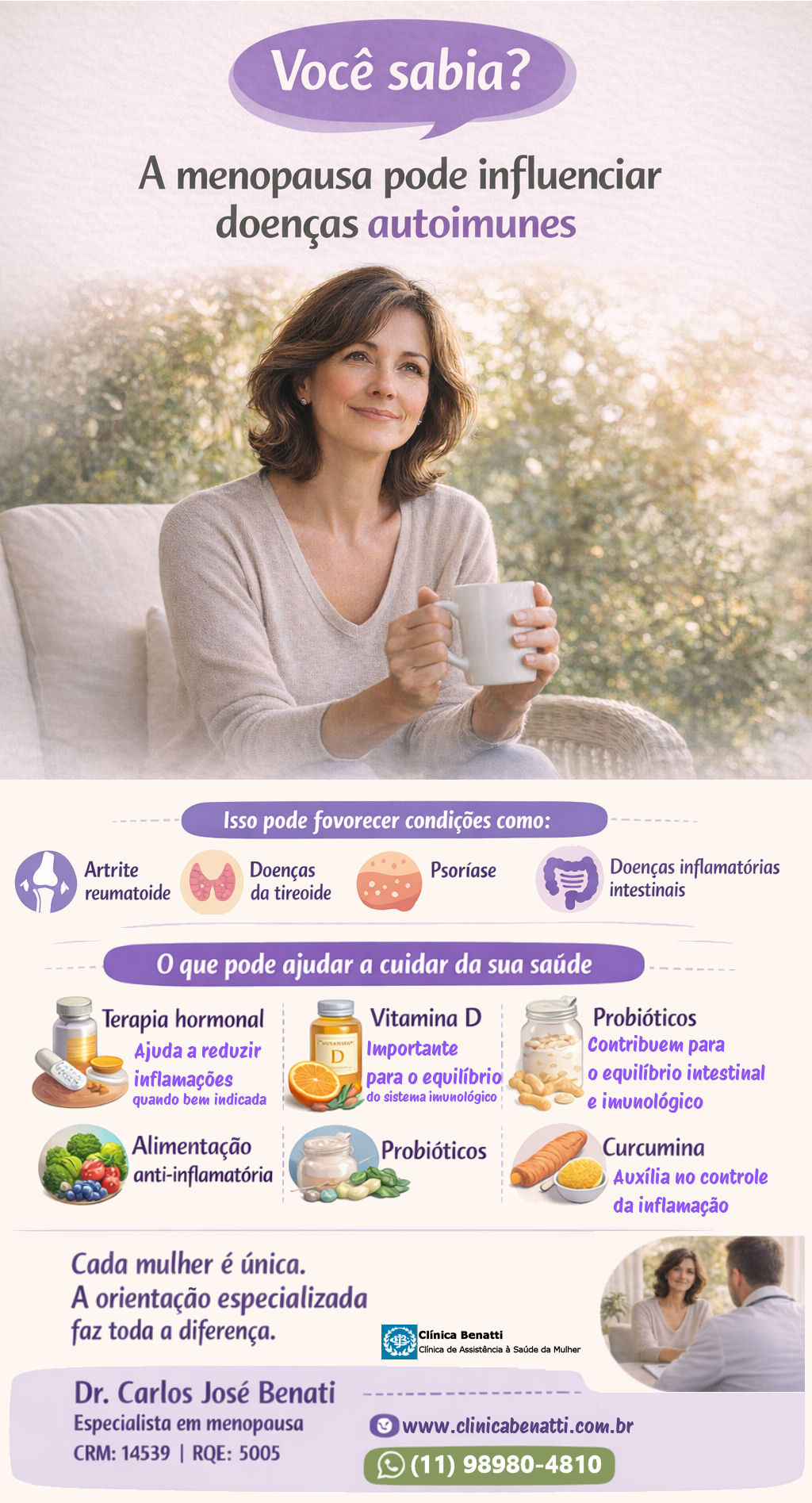 Menopausa e doenças autoimunes: o que toda mulher precisa saber?