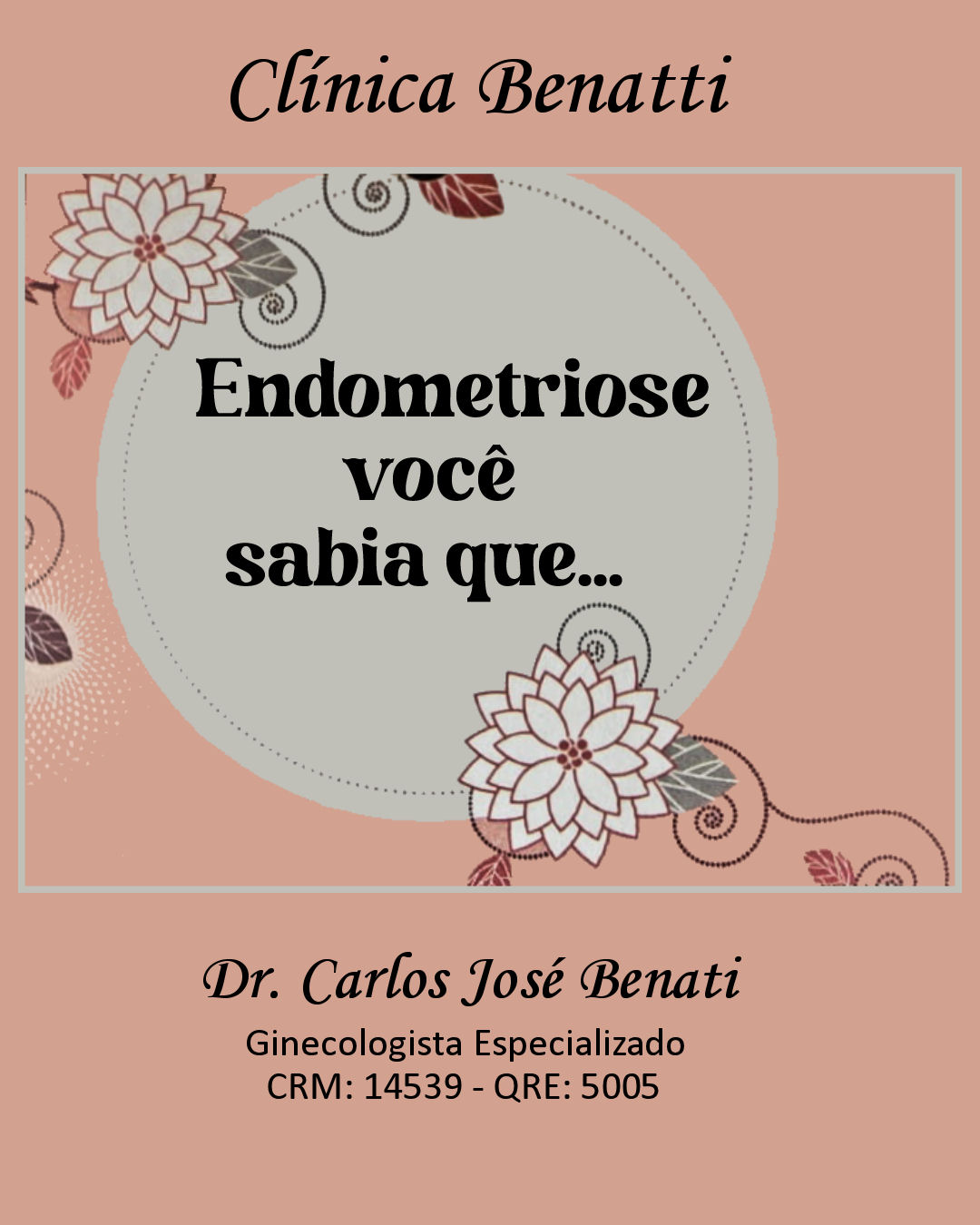 Endometriose, você sabia que...