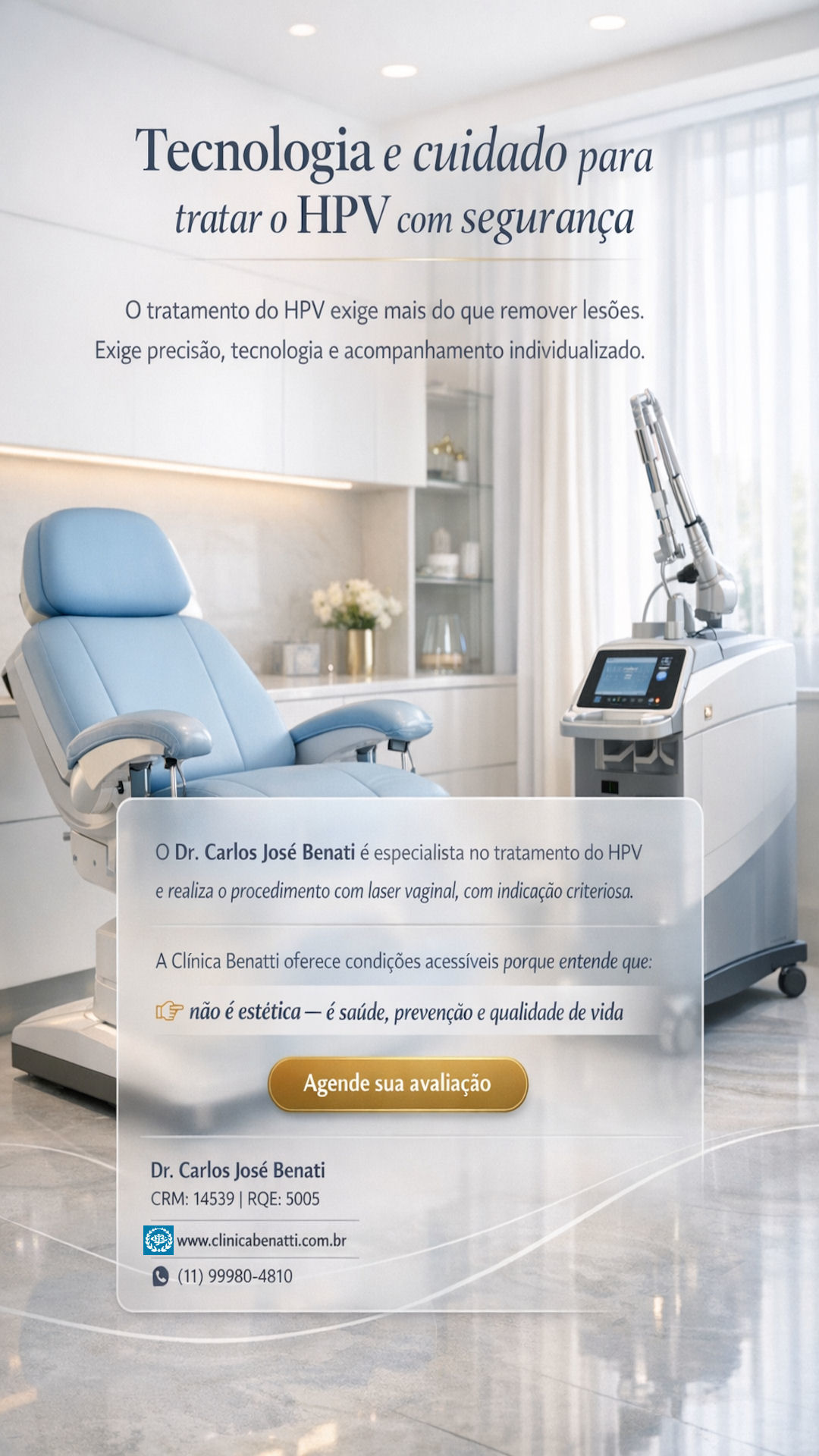 comparação de tratamentos para HPV