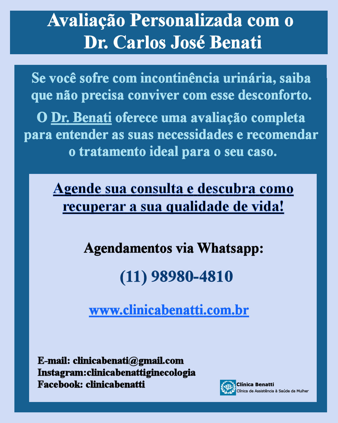 Tudo o que você precisa saber sobre Incontinência Urinária