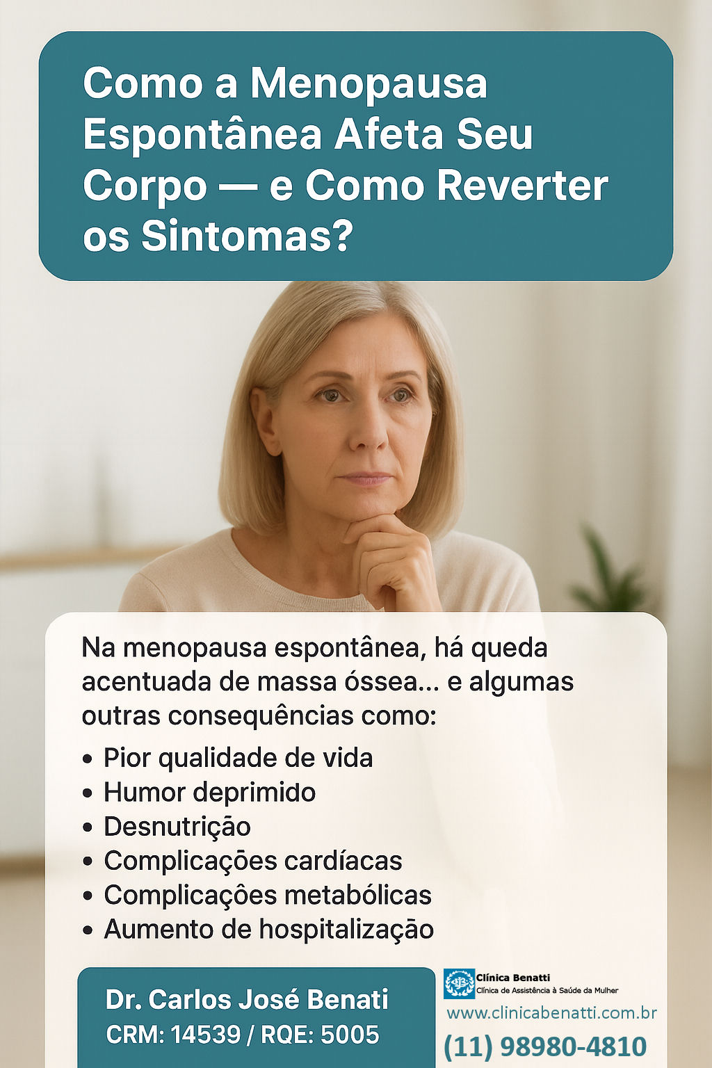 Como a Menopausa Espontânea Afeta Seu Corpo — e Como Reverter os Sintomas?
