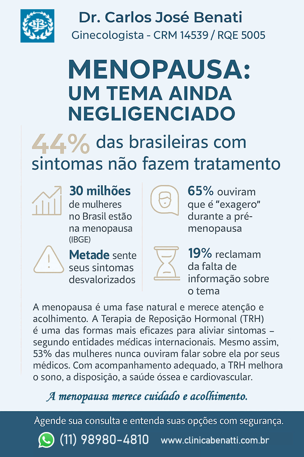Menopausa ainda é um tema negligenciado — e isso precisa mudar!