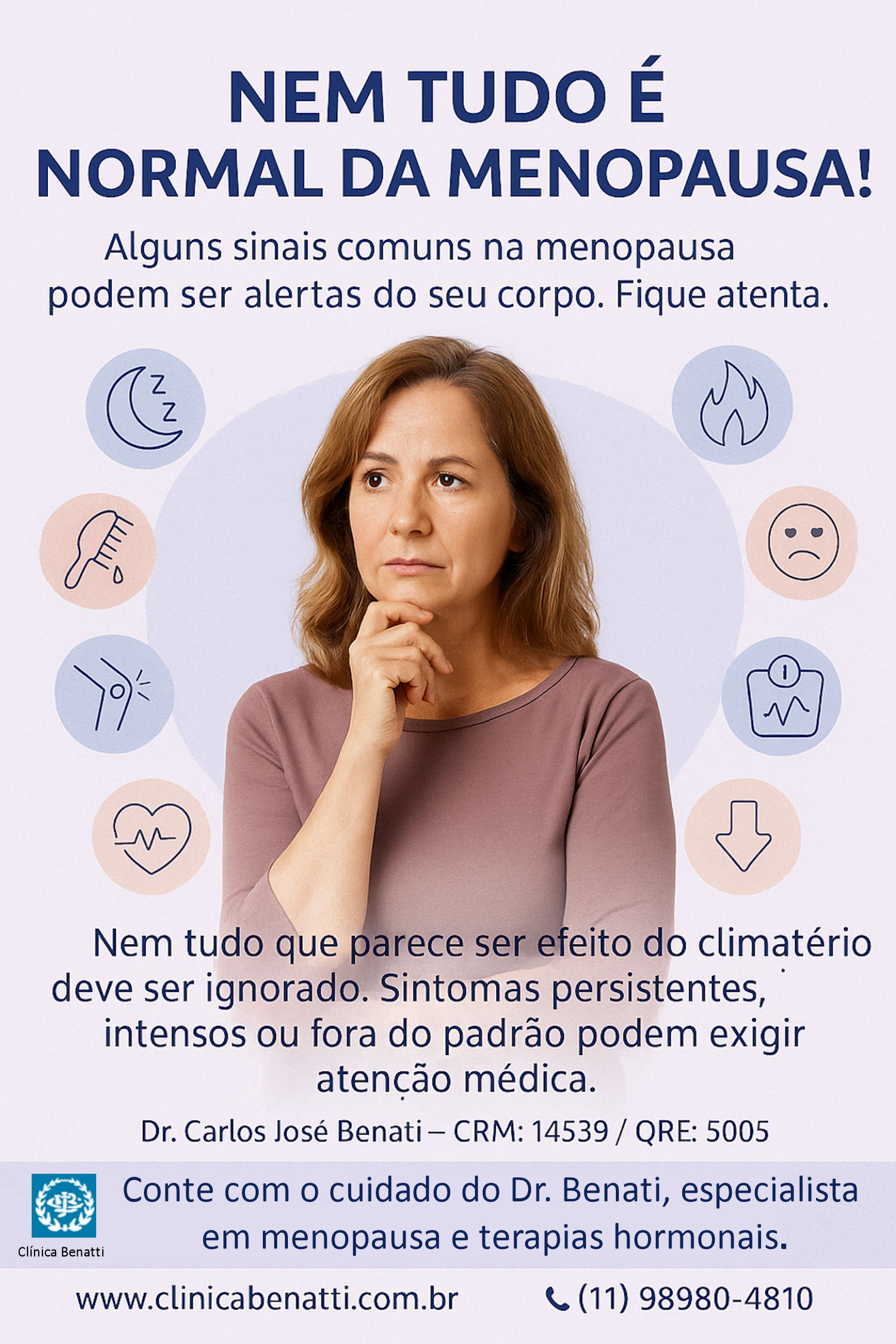 Nem tudo é “normal da menopausa”!