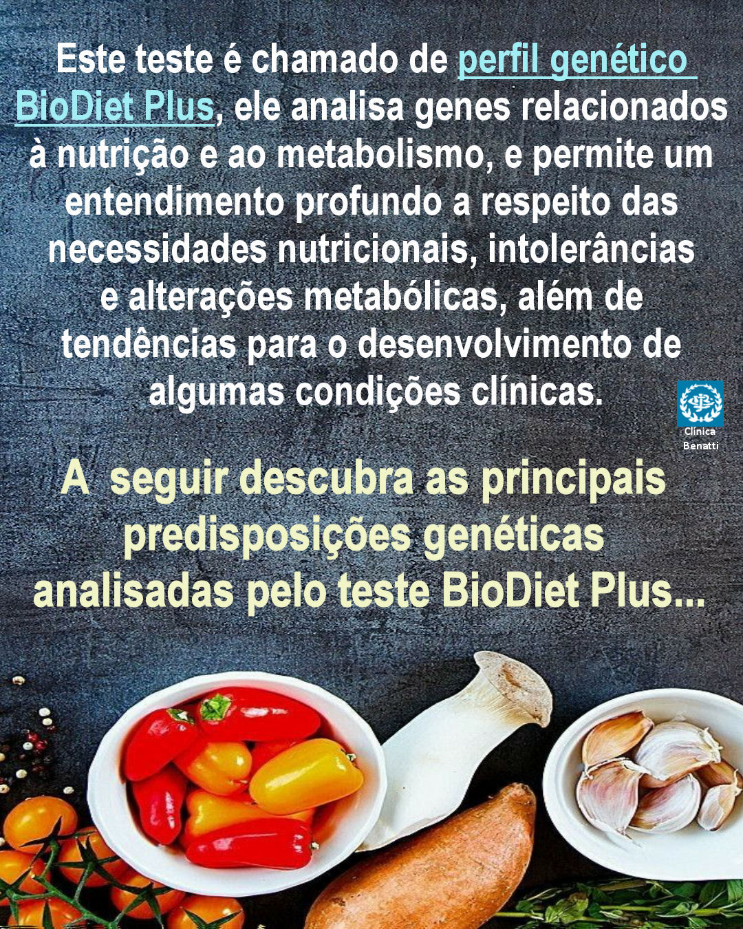 O Mapa da Nutrição está no DNA!
