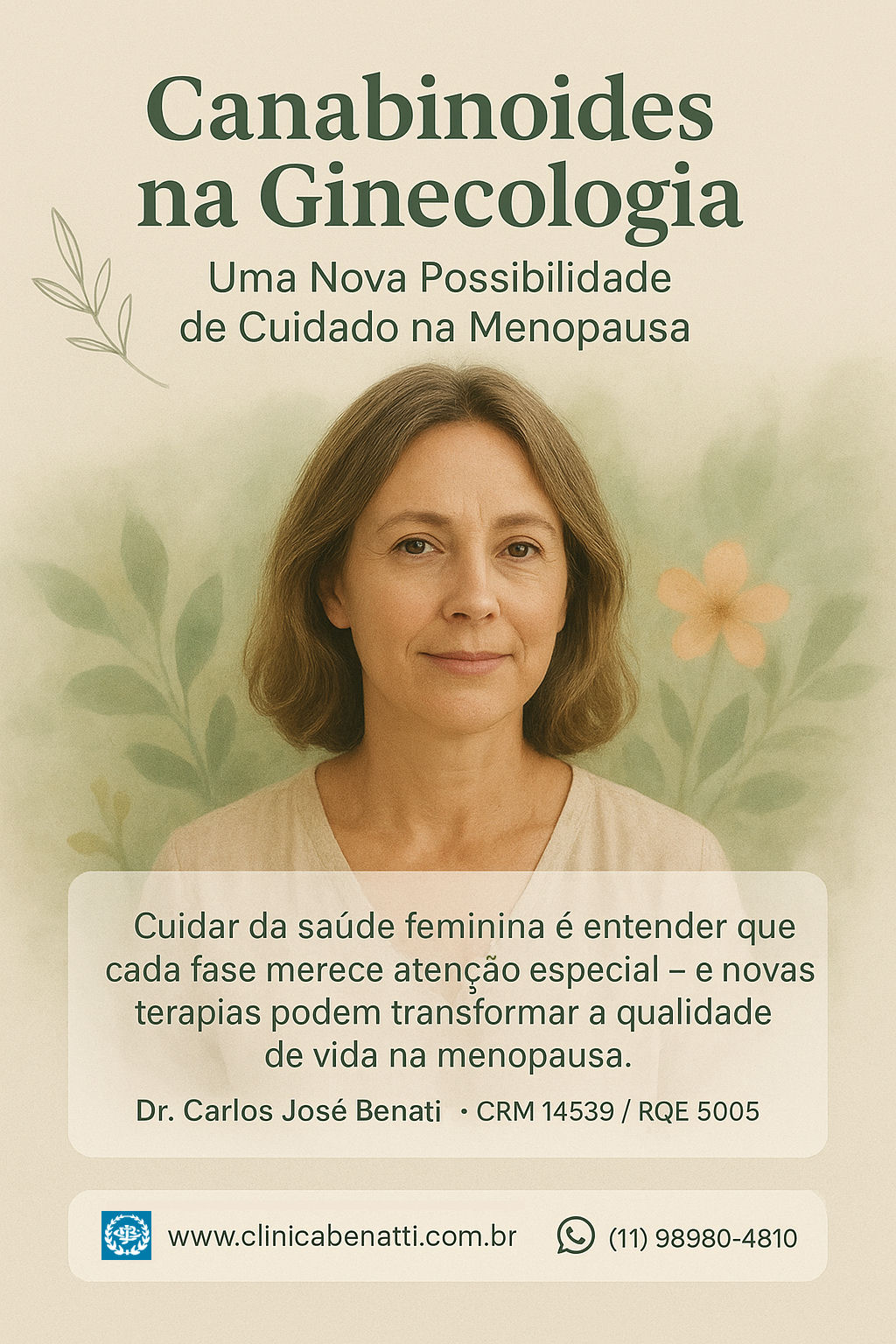 Canabinoides na Ginecologia: Uma Nova Possibilidade de Cuidado na Menopausa
