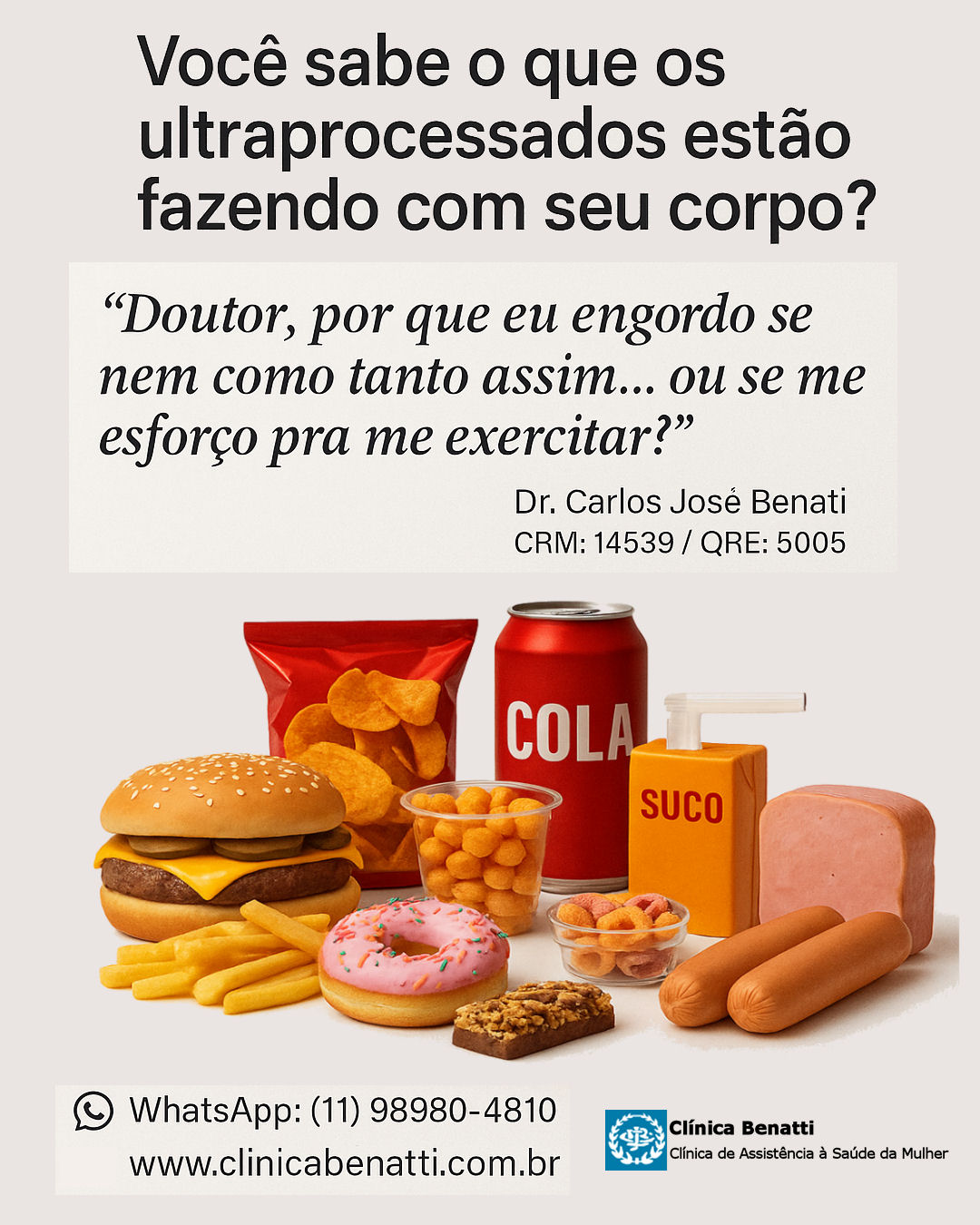 Você sabe o que os ultraprocessados estão fazendo com o seu corpo?