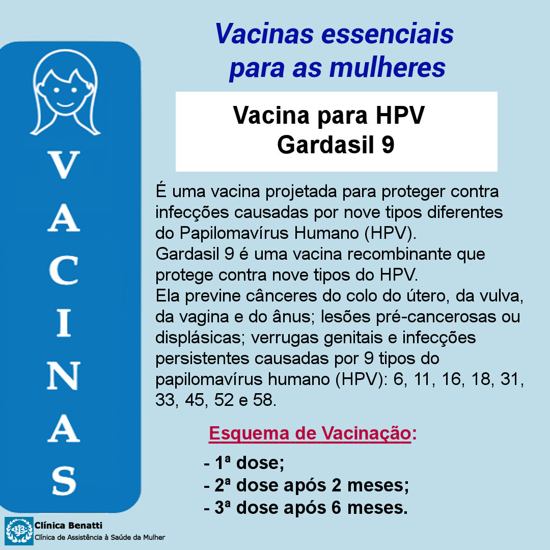 Vamos falar de vacinação feminina?